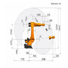 Handling Kuka Robot Arm KR 210 R2700 EXTRA Floor Mount Position Waterproof