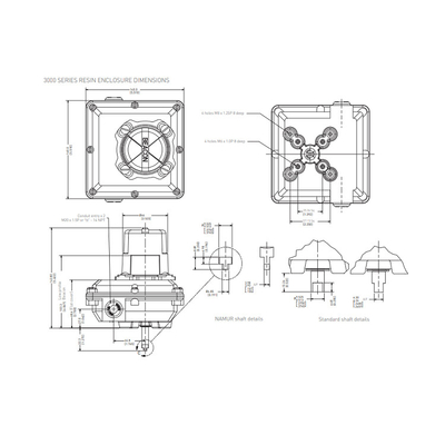 La position rotatoire de Westlock surveille le commutateur de limite 3000 8300 3300 séries avec la valve de Fisher V150 et le positionneur DVC6200