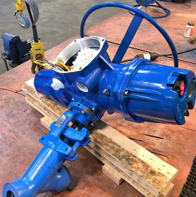 L'actionneur électrique limitorque QX pour vannes fonctionne avec le corps de vanne Fisher EZ