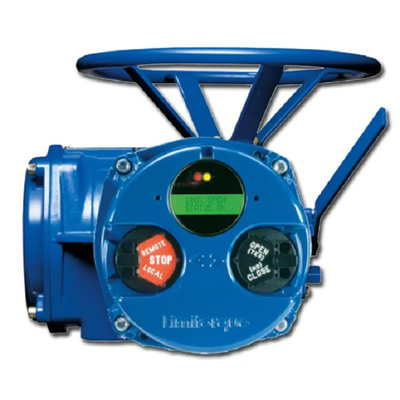 L'actionneur électrique limitorque QX pour vannes fonctionne avec le corps de vanne Fisher EZ