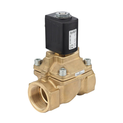 Le servo de la vanne électromagnétique de Burket 6407 a aidé 2/2 valve de piston de manière