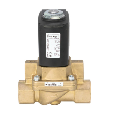 Le servo de la vanne électromagnétique de Burket 6407 a aidé 2/2 valve de piston de manière