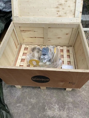 Robinet d'arrêt sphérique de Samson Control Valves 3241 avec 3277 régulateurs d'actionneur pneumatique et 3725 de positionneur 4708