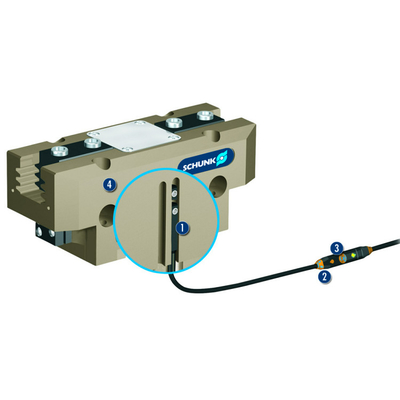 Commutateur magnétique électronique de Schunk MMS 22 pour la pince de robot industriel et la pince de main