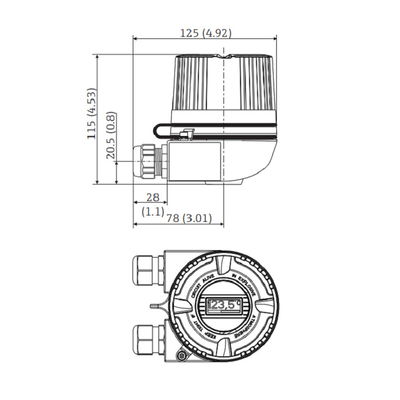 Émetteur TMT72 TMT162 TMT142B TMT82 de la température d'Endress Hauser ITEMP