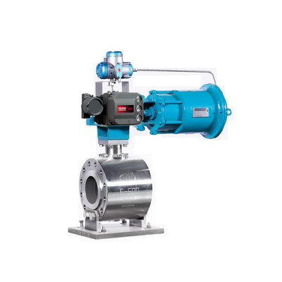 Soupape de commande rotatoire avec le régulateur de filtre de Fisher 67CFR de positionneur de valve de Fisher DVC6200