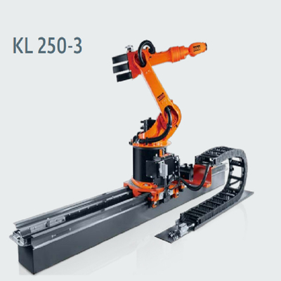 Rail de soudure/de palletisation de robot industriel d'axe de KUKA KR600 R2830 6 du robot KL4000 de voie
