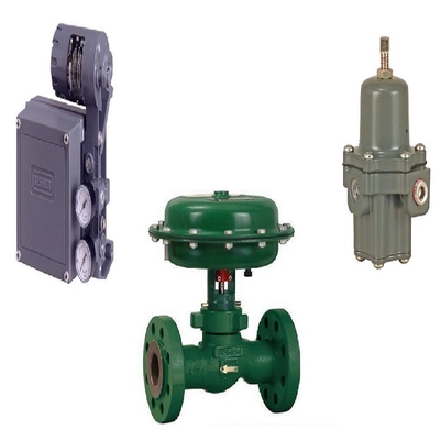 Positionneur électrique de valve de Fisher 3582i ET déclencheur pneumatique du positionneur 67CFR