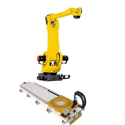 Robot de palletisation de Fanuc de 5 axes M-410iB/140H industriel avec le rail de robot de GBS