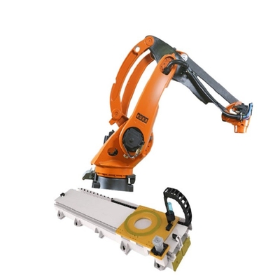 Haches de la PA 4 de Kr 40 pallettisant la charge utile 40KG de bras de robot de Kuka avec le rail de robot de GBS