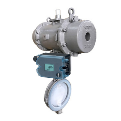 Vanne papillon pneumatique de KOSO Samson Smart Positioner 3725-00 avec le positionneur