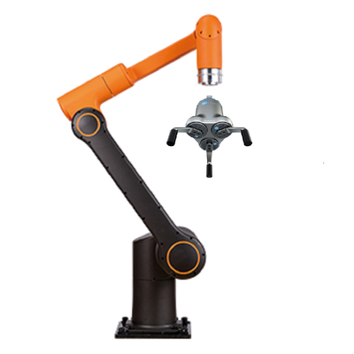 Bras de collaboration de robot de Cobot Palletizer HCR-12 d'axe de Hanwha 6 avec la pince de système Onrobot de vision