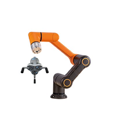 Bras de collaboration de robot de HCR-3A avec l'axe Cobot Palletizer de Hanwha 6 de pince de système Onrobot de vision