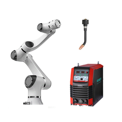 Bras de collaboration de robot de la soudure Elfin05 de Cobot d'axe de Grey Hansrobot 6 avec la pince de robot d'Onrobot