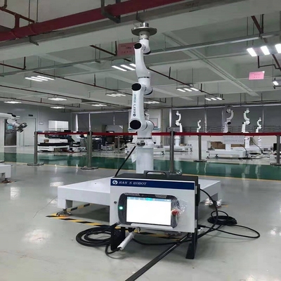 Cueillette de collaboration et placement de bras de robot d'axe flexible de Hansrobot 6 féeriques avec la pince d'Onrobot