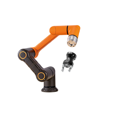 Bras de robot de Cobot d'axe de HCR-3A 6 avec le système de vision et pince de RobotiQ pour l'Assemblée