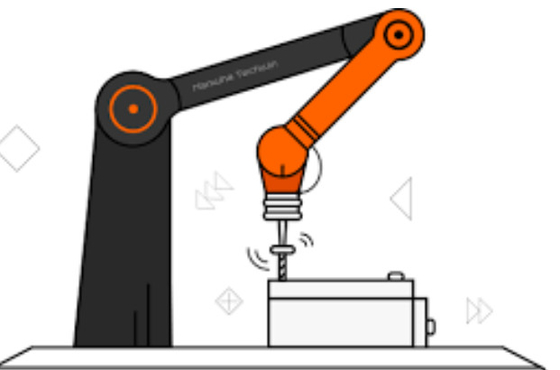Bras de transfert de robot de petit manipulateur de bras de robot d'axe de Hanwha HCR-5A 6 pour le robot de vissage