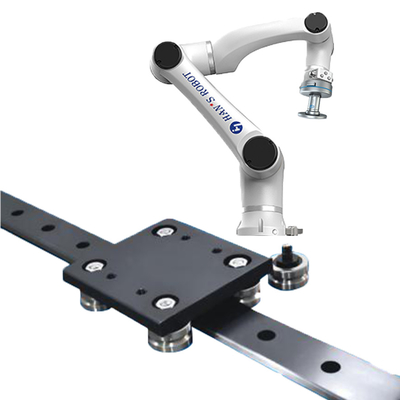 Bras de collaboration de robot de Hans E5 avec le système à rails pneumatique de pince et d'Onrobot