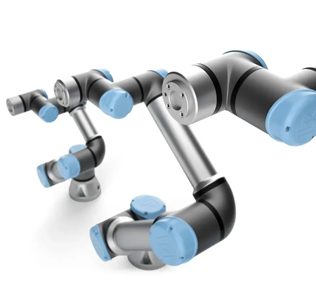 Robot d'UR UR10 Cobot avec le type électrique de la pince 3-Finger de SMC robot de collaboration de LEHS pour la manipulation de palletisation