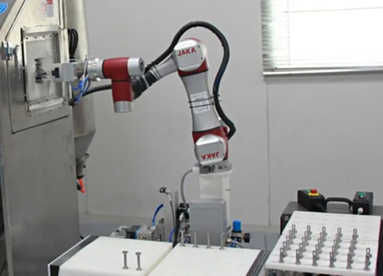 Axe de collaboration Cobot du bras 6 de robot de JAKA Zu 7 avec le type électrique LEHZ de la pince 2-Finger de SMC