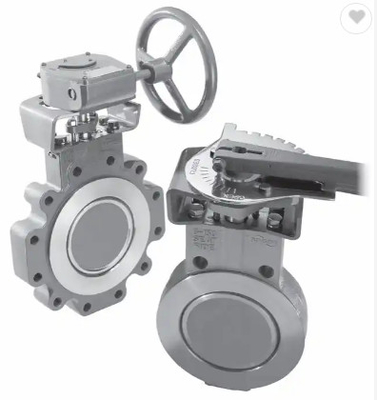 Double soupape de commande excentrique de papillon avec le repérage électrique de positionneur et de filtre 67CFSR de valve