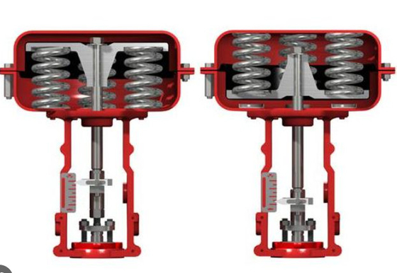 Masoneilan rouge valve gauche simple de 21000 séries pour le positionneur SVI3 de valve