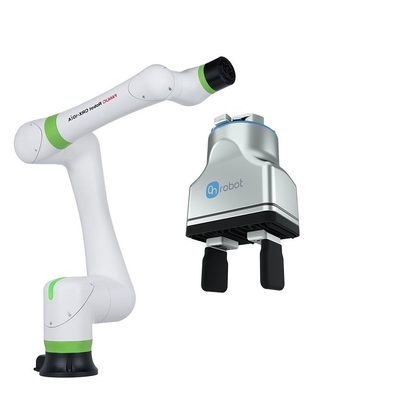 Robot de collaboration de transfert du cobot CRX-10iA de FANUC avec la pince de robot de l'onrobot RG2 RG6