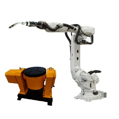 Robot industriel d'usage universel d'ABB avec le positionneur de la machine de soudure de MIG GBS
