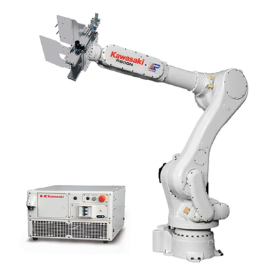 Bras RS080 de robot d'axe de Kawasaki 6 avec la pince pour manipuler masquer de alimentation de palletisation