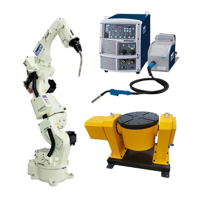axe du robot de soudure de magnétique de MIG FD-B4S 7 avec la machine de soudure P400 robotique pour la solution de soudure d'OTC