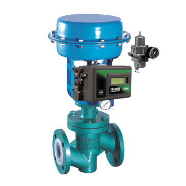 Valve de contrôle de flux chinoise avec le régulateur de positionneur et de filtre 67CFR de valve de Fisher DVC2000