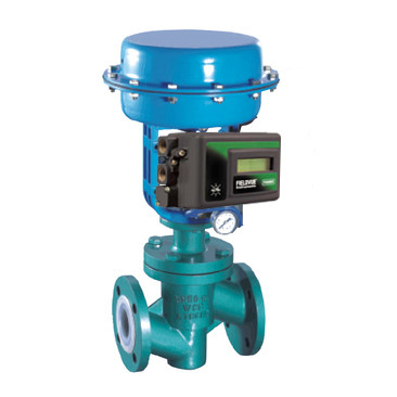 Valve de contrôle de flux chinoise avec le régulateur de positionneur et de filtre 67CFR de valve de Fisher DVC2000
