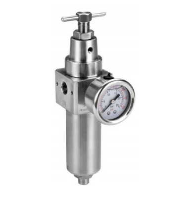 Valve pneumatique avec la 1/4 valve réduisant la pression fonctionnante résistante de filtre inoxydable de JHJ pour des applications pneumatiques