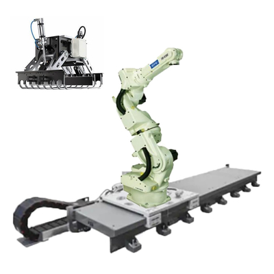 Axe du bras 6 de robot d'OTC FD-V20S avec la pince de robot et le traqueur linéaire pour de transfert