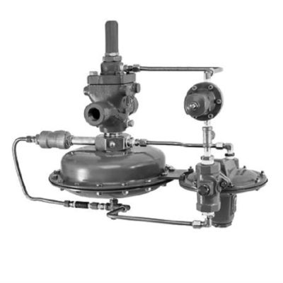 Fisher Regulator 1190 Vanne de couverture de gaz basse pression Vanne de réduction de pression pilotée pour montage sur skid