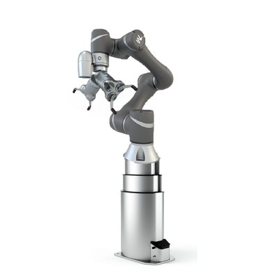 Robot de collaboration TM 12 Cobot avec le système de vision de pince de doigt d'Onrobot 3 et la plate-forme de levage de son chinois