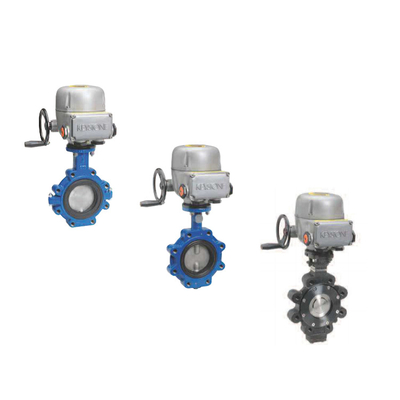 Vanne papillon trapézoïdale de soupape de commande avec le déclencheur électrique EPI2 pour les centrales pétrochimiques chimiques industrielles lourdes