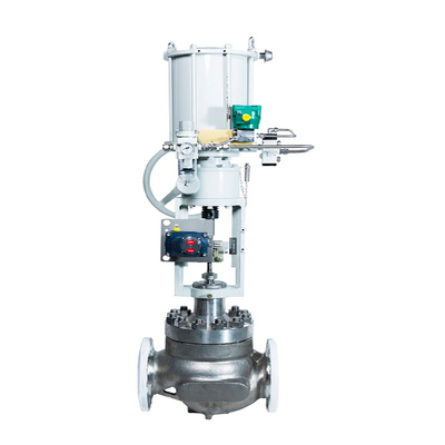 Soupape de commande chinoise avec l'actionneur pneumatique et l'Asco 8210G et la vanne électromagnétique de Festo VUVS-L30