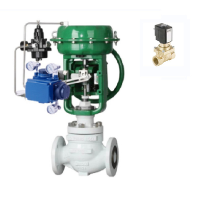 Vanne électromagnétique en laiton 6524 avec Burkert 2/2 résistant à hautes températures fonctionnant