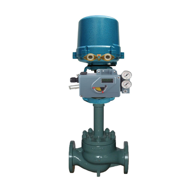 Valve de commande pneumatique chinoise avec positionneur de soupape FOXBORO SRI990 et actionneur de soupape pneumatique