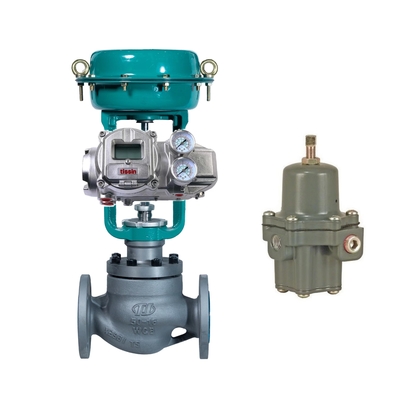 La soupape de commande de Chuanyi est équipée du positionneur intelligent de la valve TissinTS905 et de la valve réduisant la pression de Fisher67CFR