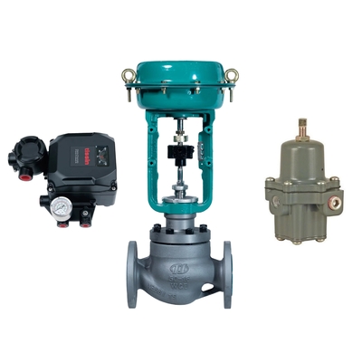 La soupape de commande de Chuanyi est équipée du positionneur intelligent de la valve TissinTS905 et de la valve réduisant la pression de Fisher67CFR