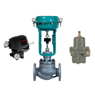La soupape de commande de Chuanyi est équipée du positionneur intelligent de la valve TissinTS905 et de la valve réduisant la pression de Fisher67CFR