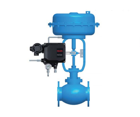 Valve réduisant la pression de Tissin TS600R E-P Positioner With Chinese Chuan Yi Control Valve And Fisher 67CFR