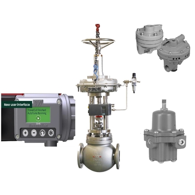 Régulateur de filtre de Fisher 67CFR de propulseur de volume du positionneur BR400 de valve de contrôle de flux de Masoneilan SVI3