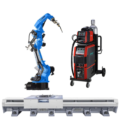 bras de robot de robot d'axe du robot GBS6-C2080 6 de soudure à l'arc électrique de la porcelaine GBS avec la machine de soudure de Megmeet CM350
