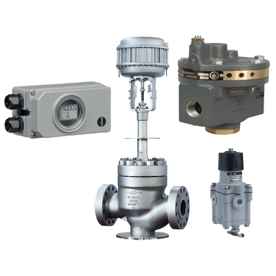 Positionneur de valve de Samson 3730-3 de valve de contrôle de flux de Chuanyi avec le régulateur et le Masoneilan 78-40 de filtre de Fisher 2625
