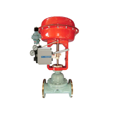 Soupape de commande chinoise de marque avec le positionneur IP8000/8100 d'actionneur pneumatique et de valve de SMC et le régulateur 78-80 masoneilan