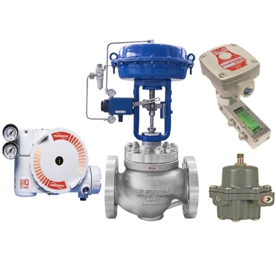 Vanne de régulation pneumatique avec positionneur Flowserve haute précision USA Logix 3200 MD