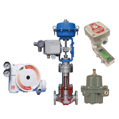 Positionneur de valve de Flowserve 3200MD avec le régulateur de filtre de la vanne électromagnétique de la valve de contrôle de flux ASCO 67CFR
